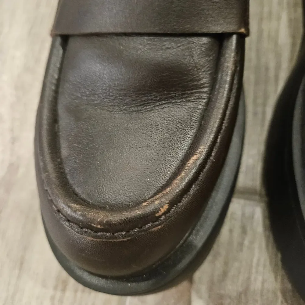Maeve by Anthropologie Loafers Womens‎ Size 41 US 10.5 Platform Lugged Brown